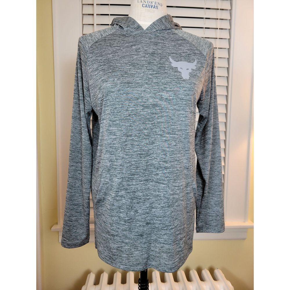 Under Armour Men's Heatgear SM Loose Long-sleeved Hoodie‎ T-Shirt w/ Bull Logo